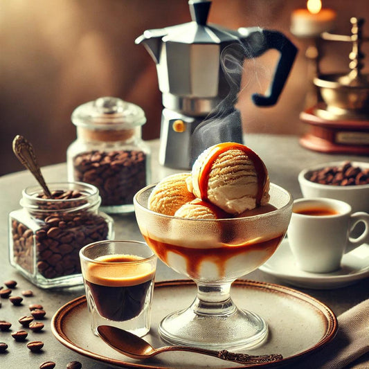Indulge in a Coffee Affogato Twist with Olinguito Coffee Cascades Blend - Dark Blue