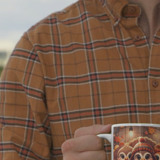 thanksgiving-harvest-mug-cute-turkey-trio-with-pumpkins-and-fall-leaves-11oz-white-mug-man-holding-coffee-mug