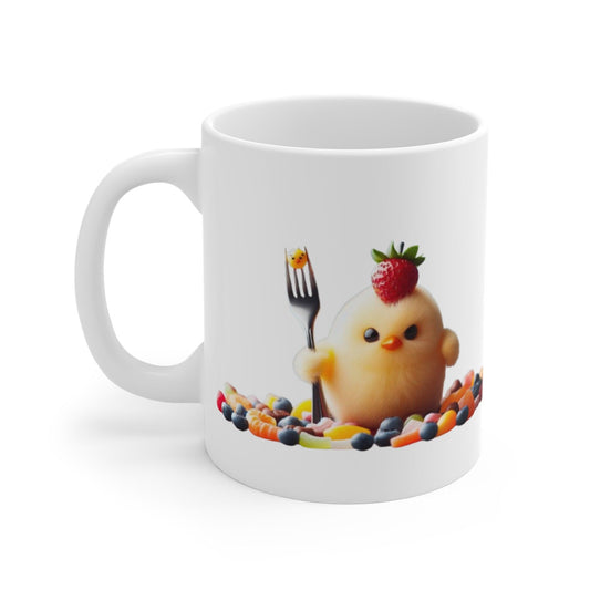 Sweet Treats, No Cheats! – Adorable Diet-Themed Mug – 11oz - Dark Blue