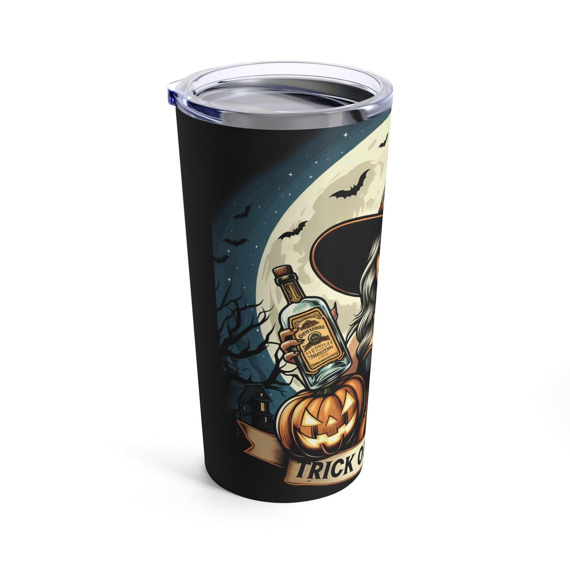Trick or Tequila? 20 oz Tumbler - Dark Blue