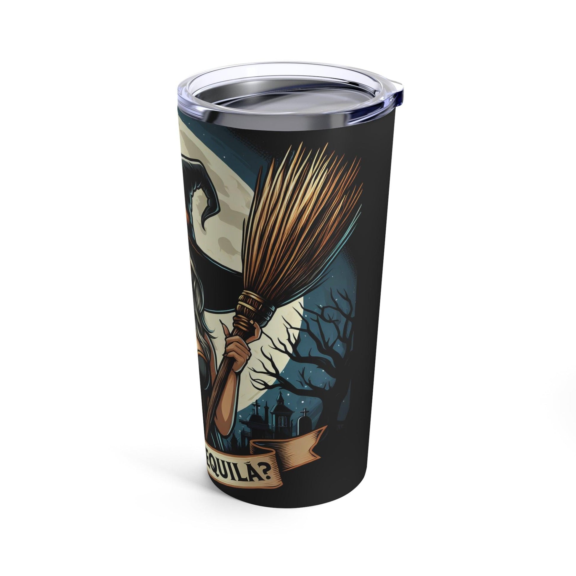 Trick or Tequila? 20 oz Tumbler - Dark Blue