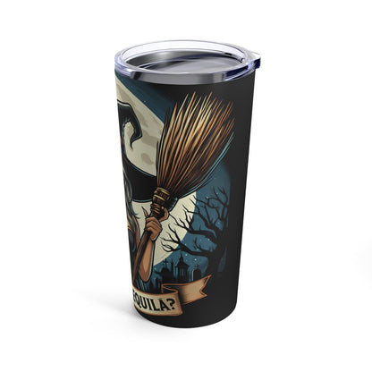 Trick or Tequila? 20 oz Tumbler - Dark Blue